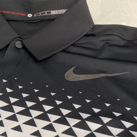 Nike size M Tiger Woods TW Mobility Majors Polo Shirt 833165-010  ⭐️⭐️⭐️… - Picture 15 of 16
